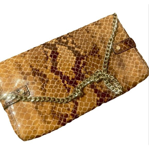 Michael KORS Python Shoulder Bag/Clutch - Picture 2 of 6